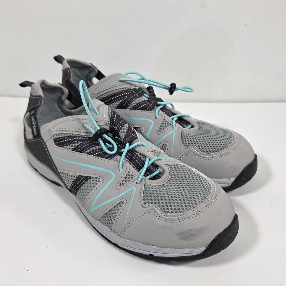 Nevados Cayenne Vent Womens Hiking Shoes Mesh EVA Bungee Closure Gray Size 10